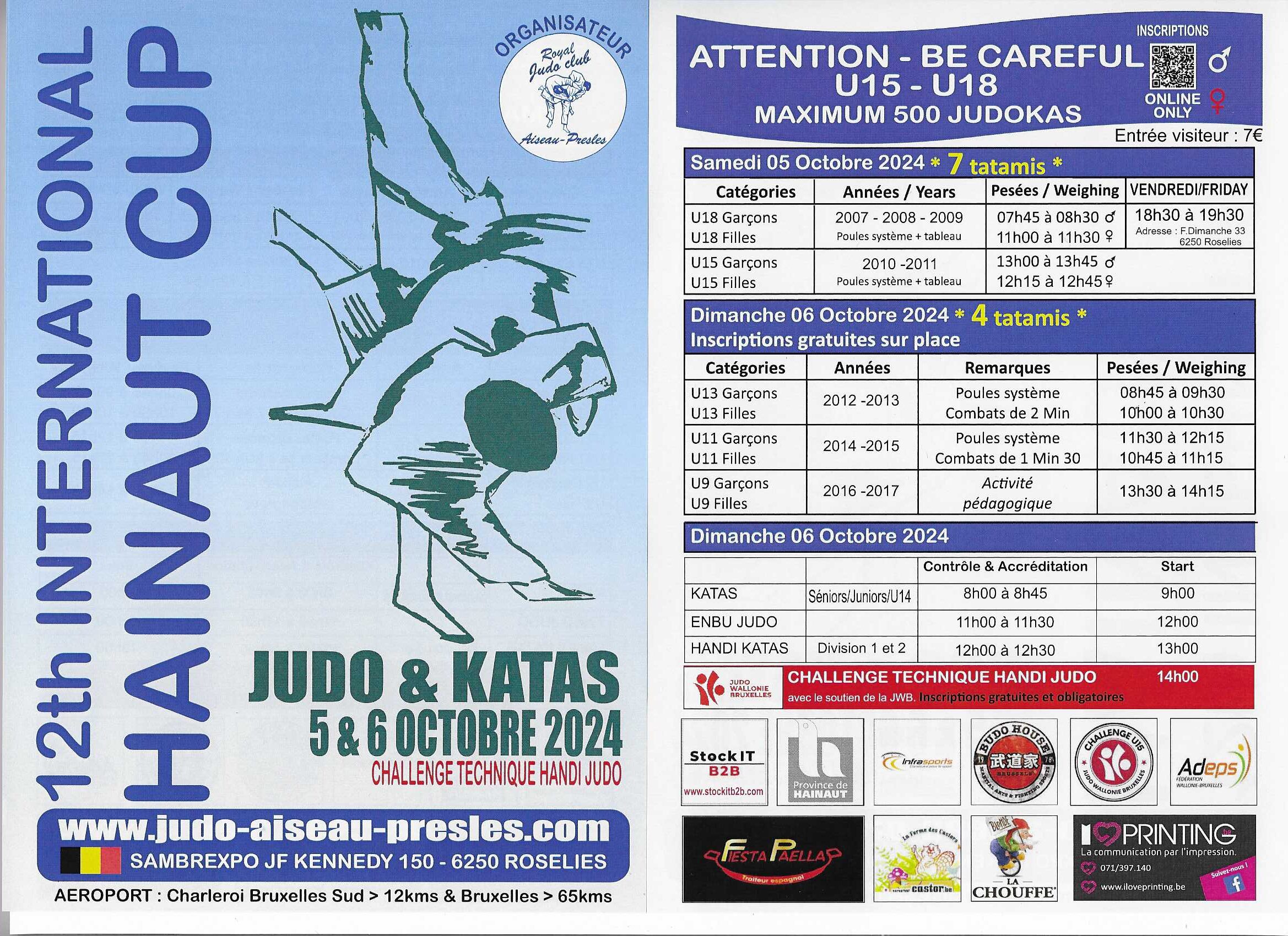 Challenge technique Handi-judo – 6 octobre 2024